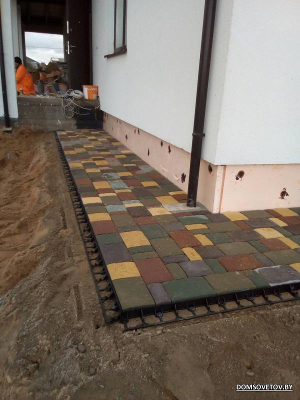 Отделка Отмостки Вокруг Дома Варианты Фото — Картинки фотографии